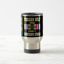 3 CAMPAIGN STARS PERSIAN GULF WAR VETERAN COFFEE MUG