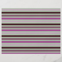 3 colours striped pattern flyer design