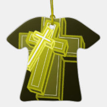 3 Crosses Christmas Ornaments