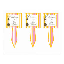 3 Cup Cake Picks Carnival Post Card