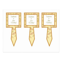 3 Cup Cake Picks Fall Leaves Postcards