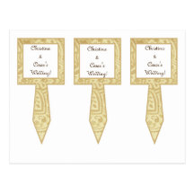 3 Cup Cake Picks Moroccan Party Post Cards