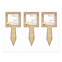 3 Cup Cake Picks Oriental Flowers Postcard