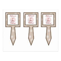 3 Cup Cake Picks Winter Blur Postcards