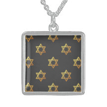 "3-D" Golden Star of David Custom Jewelry
