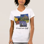 3 different Famous Vintage van Gogh Art Paintings Shirts
