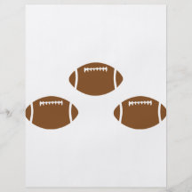 3 footballs custom flyer