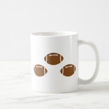 3 footballs mug