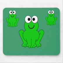 3-frogs mouse mats