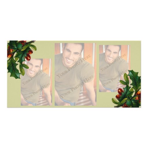 3 image Christmas Photo Cards