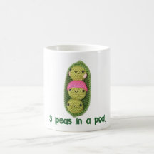 3 Peas in a Pod Mugs