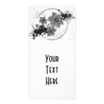 3 Pretty Flowers - B&W Infrared Personalised Photo Card