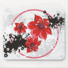 3 Pretty Flowers - Colour Mousemats