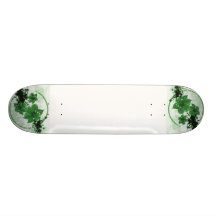 3 Pretty Flowers - Green Skate Boards