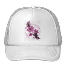 3 Pretty Flowers - Pink Trucker Hat