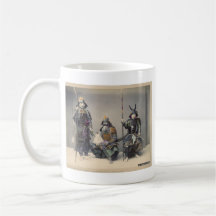 3 Samurai in Armour Vintage Photo Mugs