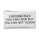 3 Second Rule Cosmetic Bag