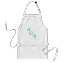 3 Tie Dyed Honu Turtles Apron