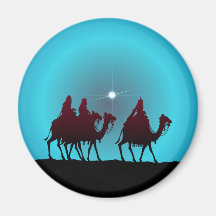 3 WISEMEN & STAR by SHARON SHARPE Refrigerator Magnets