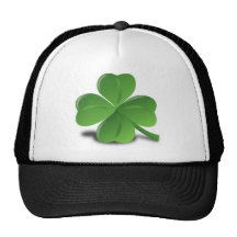 3D 4 Leaf Clover Mesh Hat