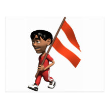 3D AUSTRIA POSTCARD