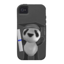 3d Baby Panda Graduate (editable) Vibe iPhone 4 Cover