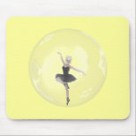 3D Bubble Ballerina 1 mousepads