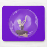 3D Bubble Ballerina 2 mousepads