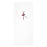 3D Bubble Ballerina 3 Customized Rack Card