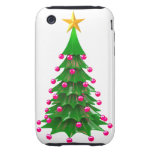 3d Christmas Tree Tough iPhone 3 Case