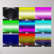 3D CUBES POSTER