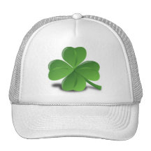 3D Four Leaf Clover Trucker Hats