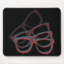 3D Glasses Mouse Pads