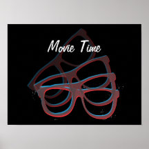 3D Glasses Poster
