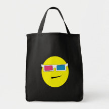 3D Glasses Smiley Bag