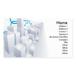 3d grey city business card background