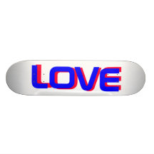 3D LOVE SKATEBOARD