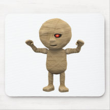 3d Mummy Haunts Mouse Pads
