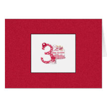 3rd Birthday (Baseball) Greeting Card