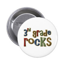 3rd Grade Rocks Third Buttons