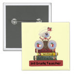 3rd Grade Teacher Tshirts and Gifts Buttons
