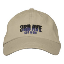 3rdAveGotMud2 Embroidered Baseball Caps