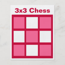3x3 - Chess TAG Grid (1-1/4" fridge magnets) Custom Flyer