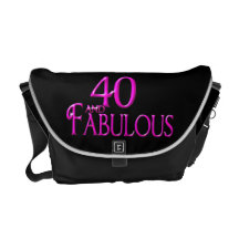40 and Fabulous Courier Bags