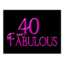 40 and Fabulous Post Cards