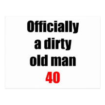 40  Dirty Old Man Postcards