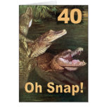 40, Oh Snap Greeting Cards