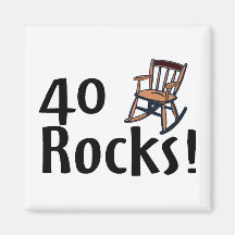 40 Rocks Fridge Magnets
