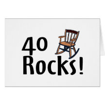 40 Rocks Greeting Card