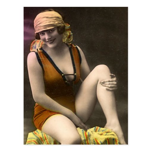 40 Sassy Swimsuit Vintage Postcard